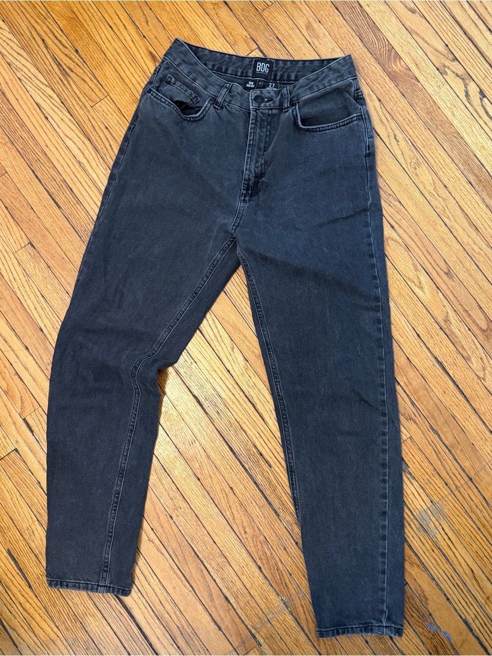 BDG Mom High-Rise Black Jeans